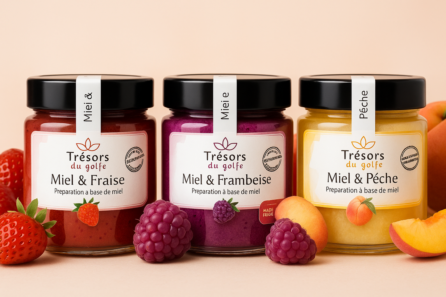 Pack x3 Miels Fruits