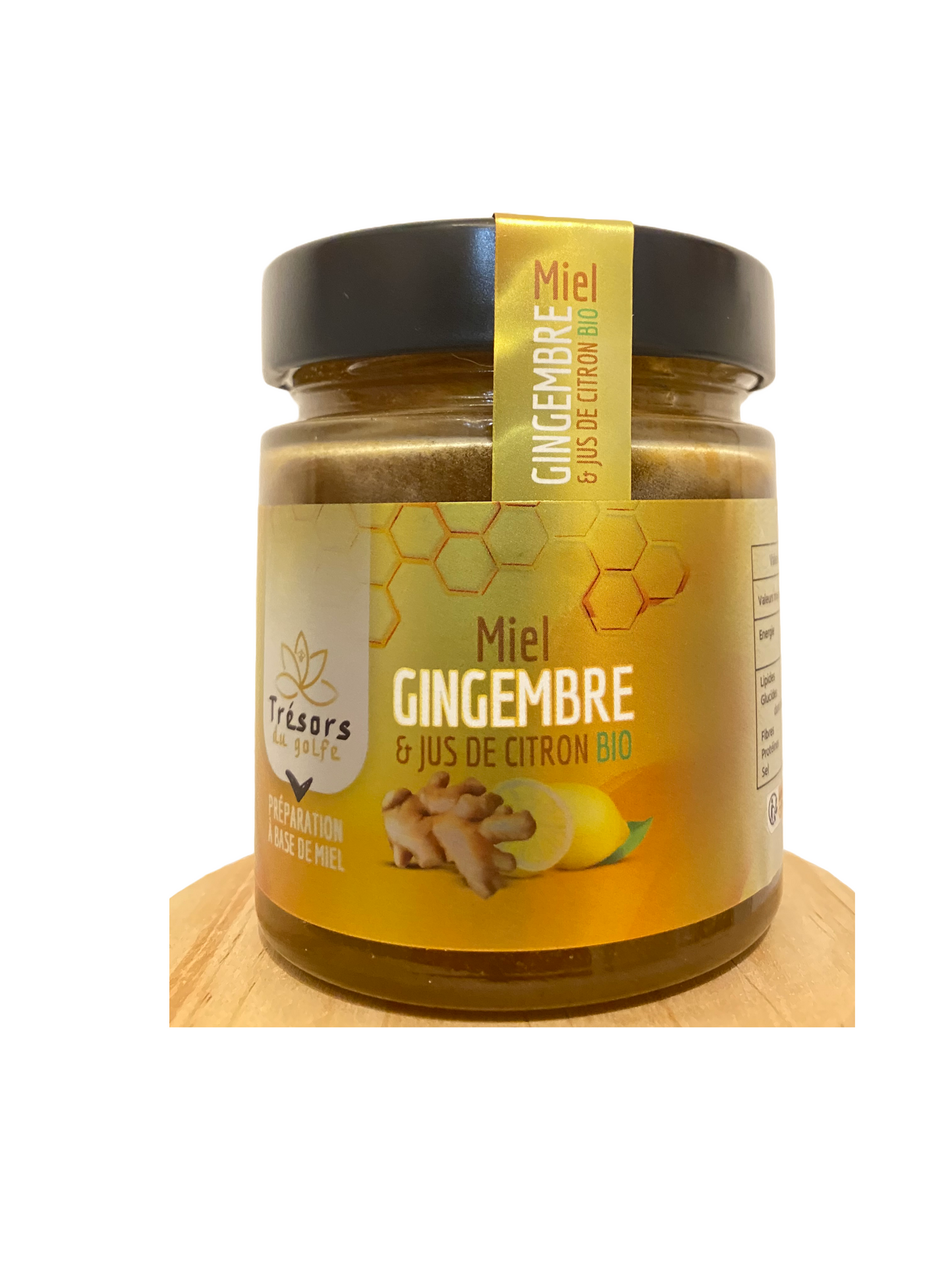 Miel gingembre citron bio